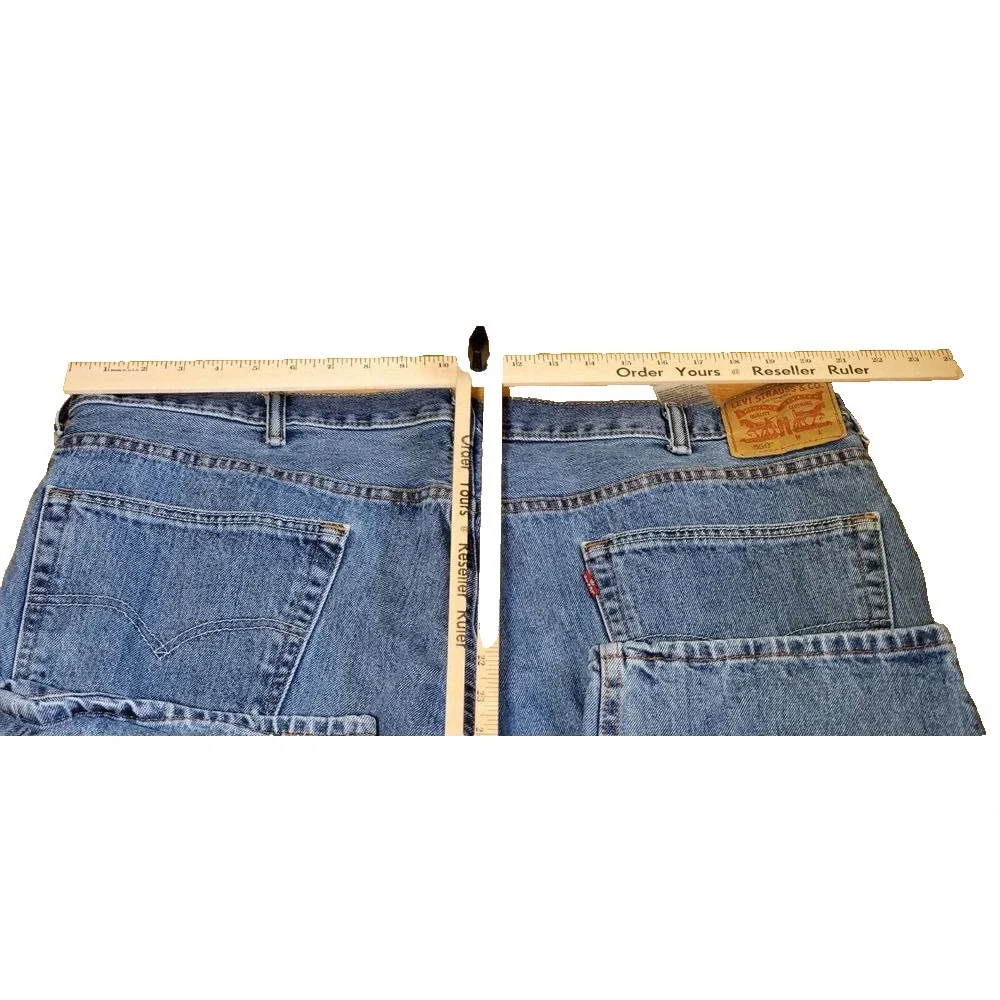 Vintage‎ LEVIS 550 Relaxed Straight Student Denim Jeans 42x30 Work Casual